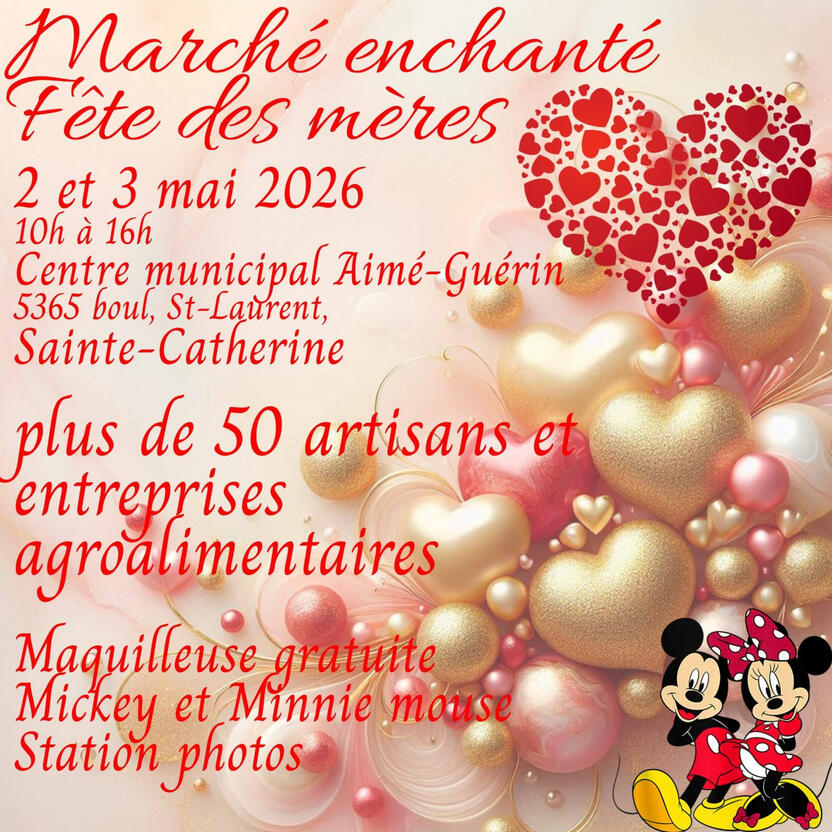 Marché enchanté de la Fête des Mères