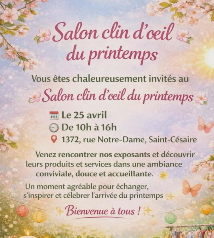 Salon Clin d'œil du printemps